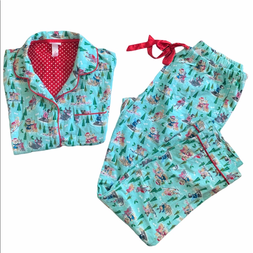 2 Pc winter Doggy Pajamas
